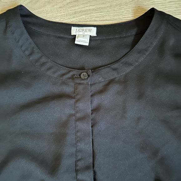 J.Crew Factory Black Blouse Size Small - Picture 2 of 6